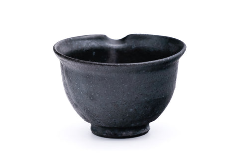 Black Matte Spouted Matcha Bowl - 150ml