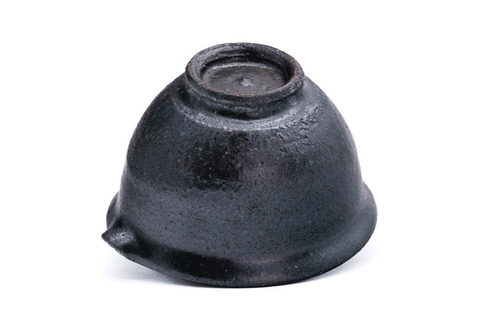 Black Matte Spouted Matcha Bowl - Thumbnail 5