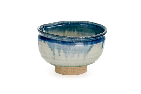 Blue-Green Ofuke Pouring Chawan
