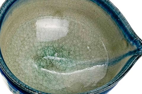 Blue-Green Ofuke Pouring Chawan