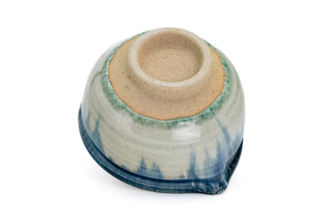 Blue-Green Ofuke Pouring Chawan