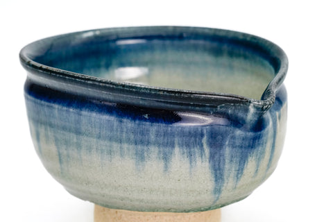 Blue-Green Ofuke Pouring Chawan