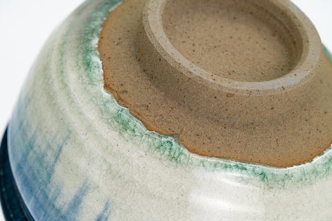 Blue-Green Ofuke Pouring Chawan