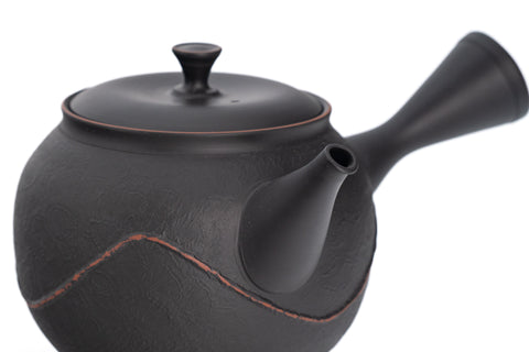 Wavy Shudashi Kokudei Tokoname Teapot - 300ml