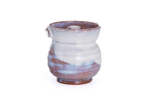 Two-toned Purple Hagi-yaki Collared Houhin - 210ml