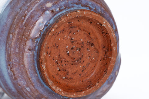 Two-toned Purple Hagi-yaki Collared Houhin - 210ml