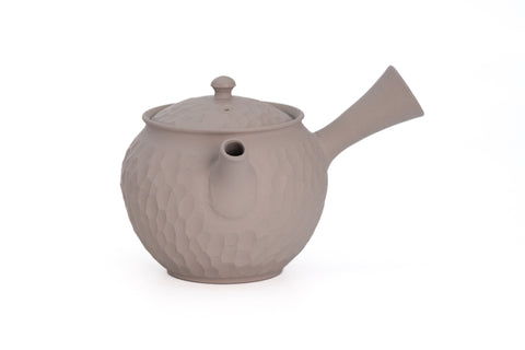 Carved Grey Tokoname Tea Set