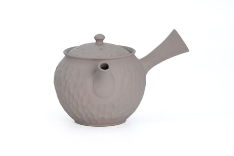 Carved Grey Tokoname Tea Set