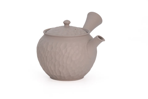 Carved Grey Tokoname Tea Set