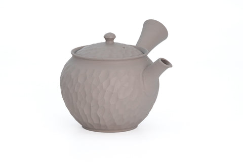 Carved Grey Tokoname Tea Set