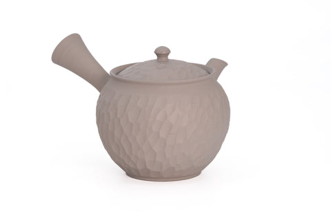 Carved Grey Tokoname Tea Set