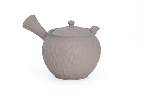 Carved Grey Tokoname Tea Set