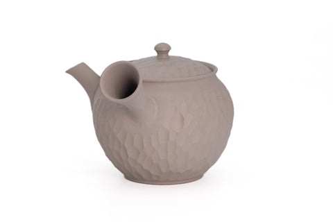 Carved Grey Tokoname Tea Set