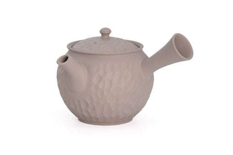 Carved Grey Tokoname Tea Set