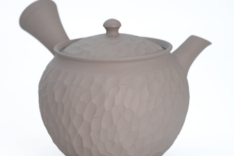 Carved Grey Tokoname Tea Set