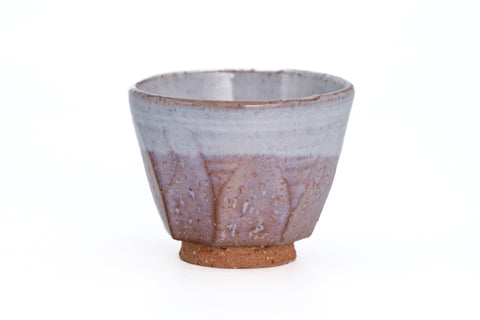 Two-tone Faceted Hagi-yaki Sencha Cup - 125ml