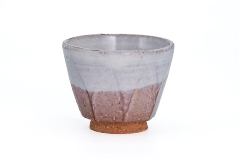 Two-tone Faceted Hagi-yaki Sencha Cup - 125ml