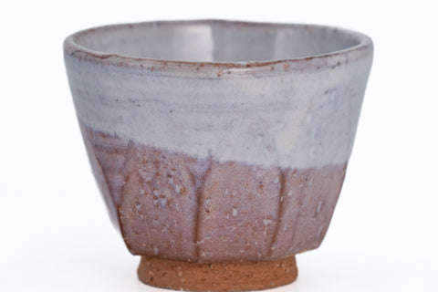 Two-tone Faceted Hagi-yaki Sencha Cup - 125ml