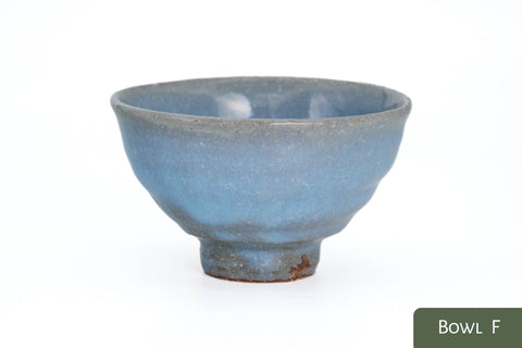 Milky Blue Hagi-yaki Ido Chawan