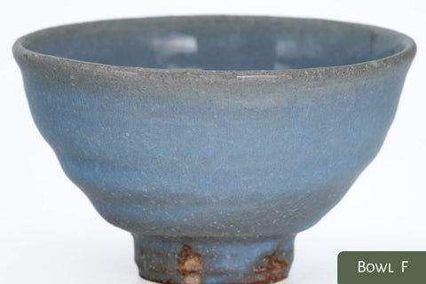 Milky Blue Hagi-yaki Ido Chawan