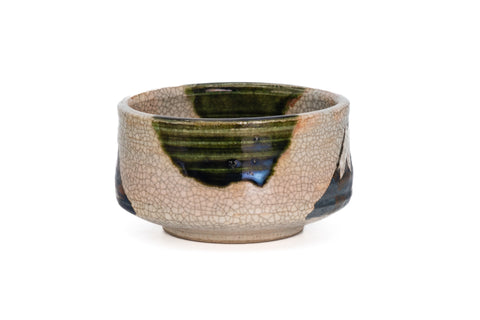 Mt. Fuji Ao-Oribe Chawan