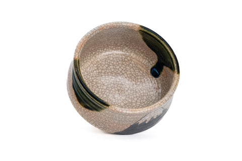 Mt. Fuji Ao-Oribe Chawan