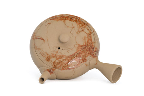 Mogake Beige Yakishime Tokoname Teapot - 150ml
