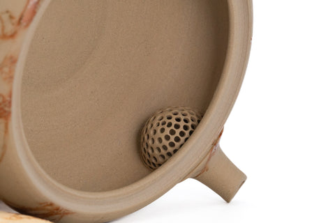 Mogake Beige Yakishime Tokoname Teapot - 150ml