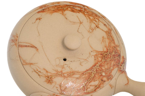 Mogake Beige Yakishime Tokoname Teapot - 150ml