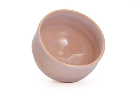Hagi-yaki Hantsutsu-gata Chawan - overhead view into the bowl interior