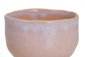 Hagi-yaki Hantsutsu-gata Chawan - angled overhead view showing the rim profile