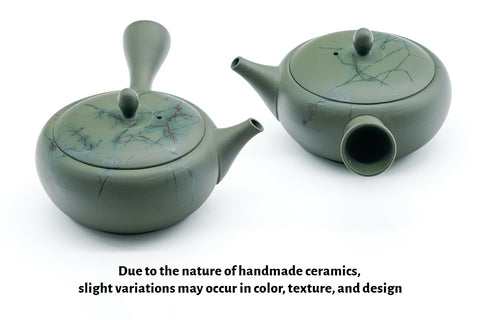 Green Mogake Seaweed Tokoname Teapot - 225ml
