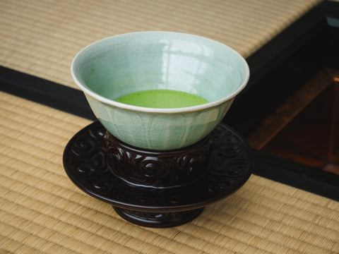 Celadon Lotus Petal Chawan