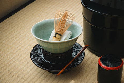 Celadon Lotus Petal Chawan
