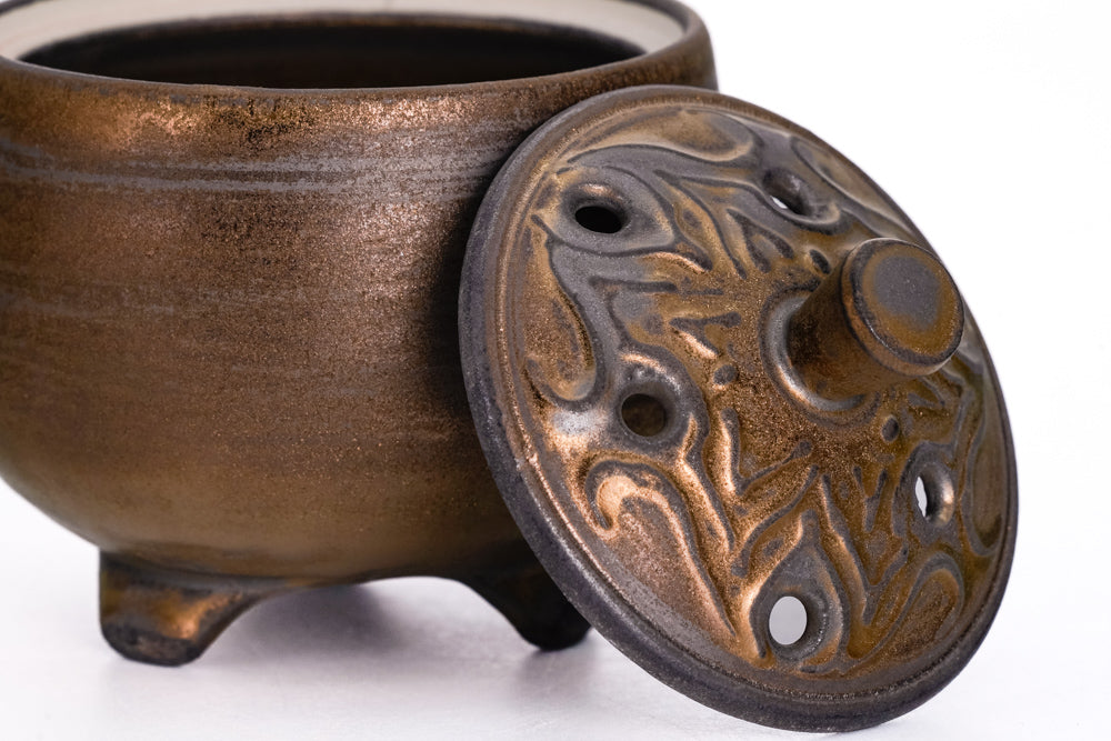 Kurokinsai Lidded Kōro - Incense Censer – Tezumi