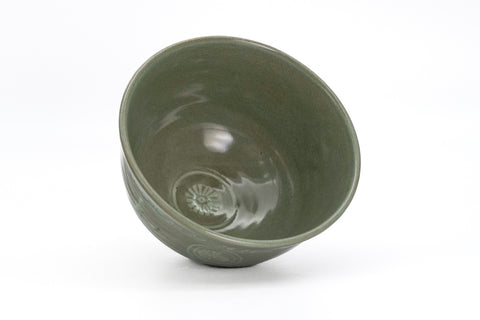 Korean Inlaid Celadon Kyo-yaki Chawan