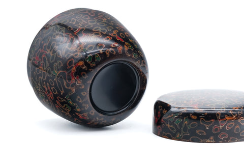 Kuro Kara-nuri Natsume - Black Lacquer Tea Caddy