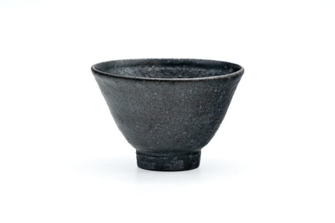 Matte Black Asagao-gata Yunomi - 60ml