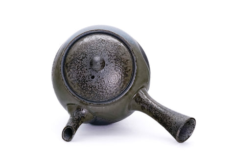 Blue Wavy Glaze Tokoname Teapot - 260ml