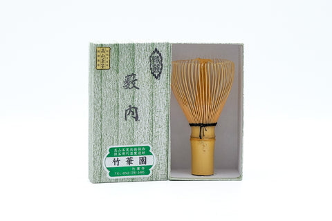 Shiratake Yabunouchi-ryū Chasen - White Bamboo Matcha Whisk