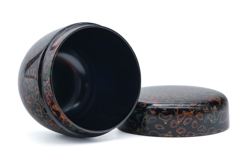 Kuro Kara-nuri Natsume - Black Lacquer Tea Caddy – Tezumi