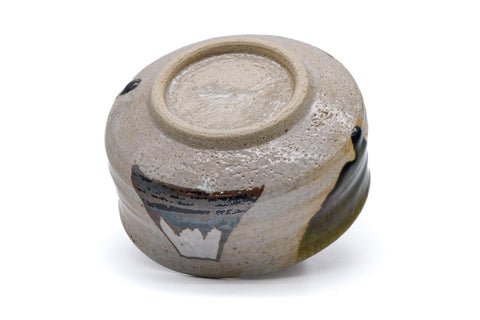 Mt. Fuji Ao-Oribe Chawan