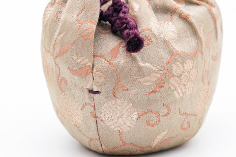 Japanese Chaire - 木村陶峰 Kimura Tōhō - Bizen-yaki Hidasuki Bunrin Tea Caddy