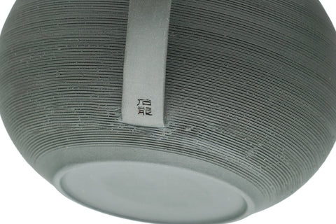 Ryokudei Pine Bark Tokoname Rear-Handled Teapot - 190ml