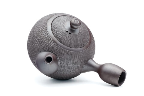 Round Shidei Tochiri Banko-yaki Teapot - 300ml