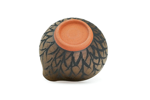 Kurokinsai Spouted Matcha Bowl