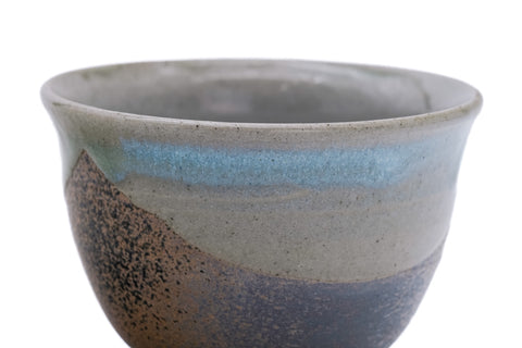 Blue Ash-Glazed Tokoname Teacup - 140ml