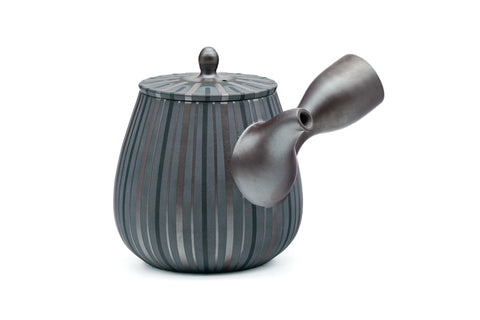 Purple Striped Banko-yaki Teapot - 250ml