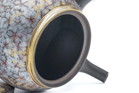 Gold Sakura Kokudei Tokoname Teapot - 300ml