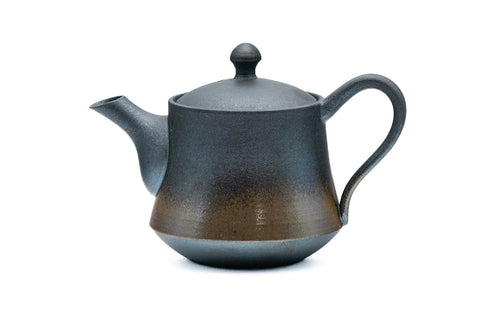 Metallic Glazed Rear-Handled Tokoname Teapot - 140ml